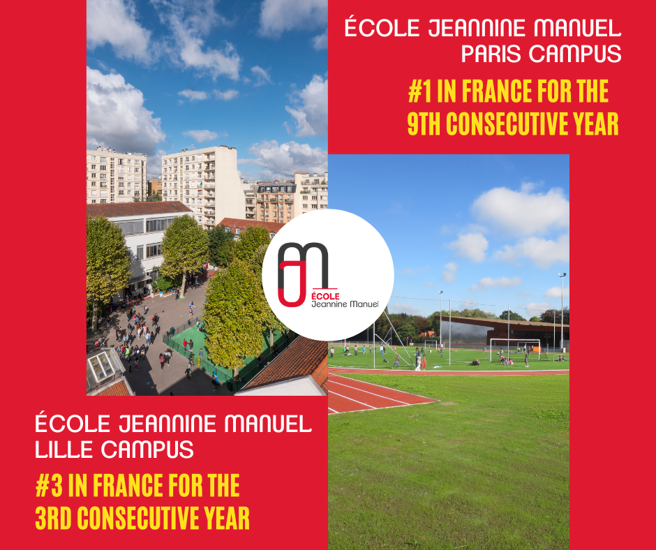 L’École Jeannine Manuel nº1 au classement des lycées 2021 !